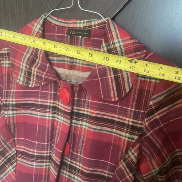 KLd signature ladies dress coat/jacket SMALL 3 button w deep pockets lined - Picture 10 of 13